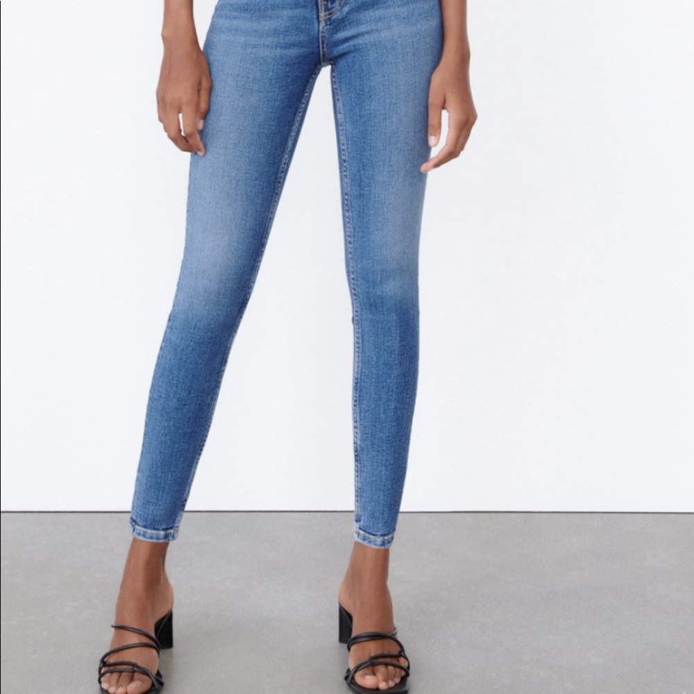 ZARA High Waist Skinny Jeans